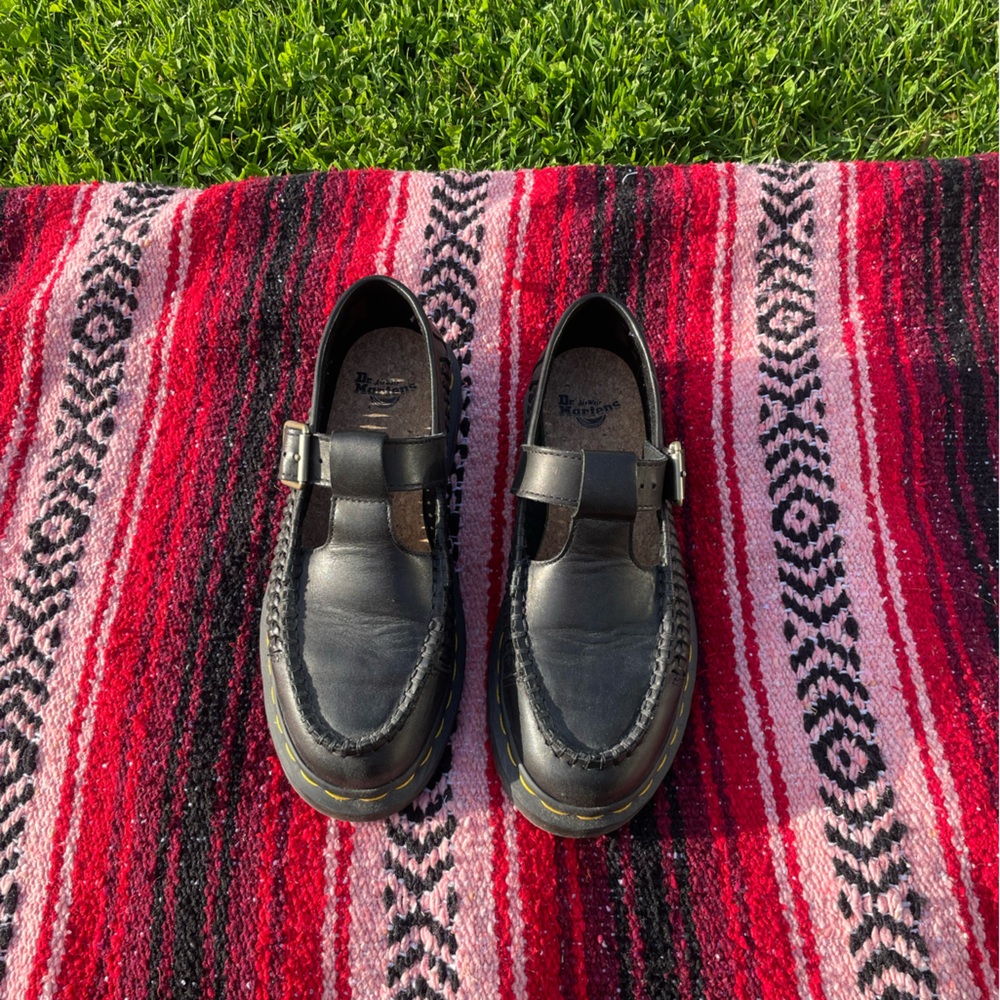 Dr. Martens Black Leather Loafers